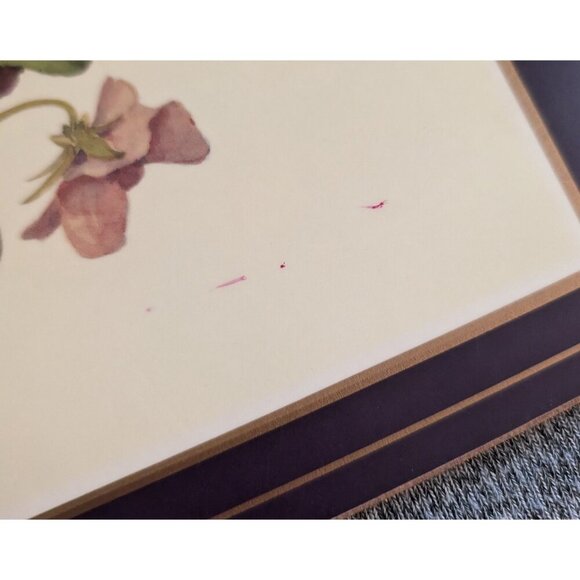 Pimpernel Cork-backed Placemats, "Pansies", Set of 4, 9” x 12” - Picture 5 of 8